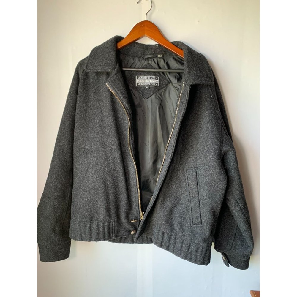 Vintage Members Only 100% Wool Men's Jacket Size 42
